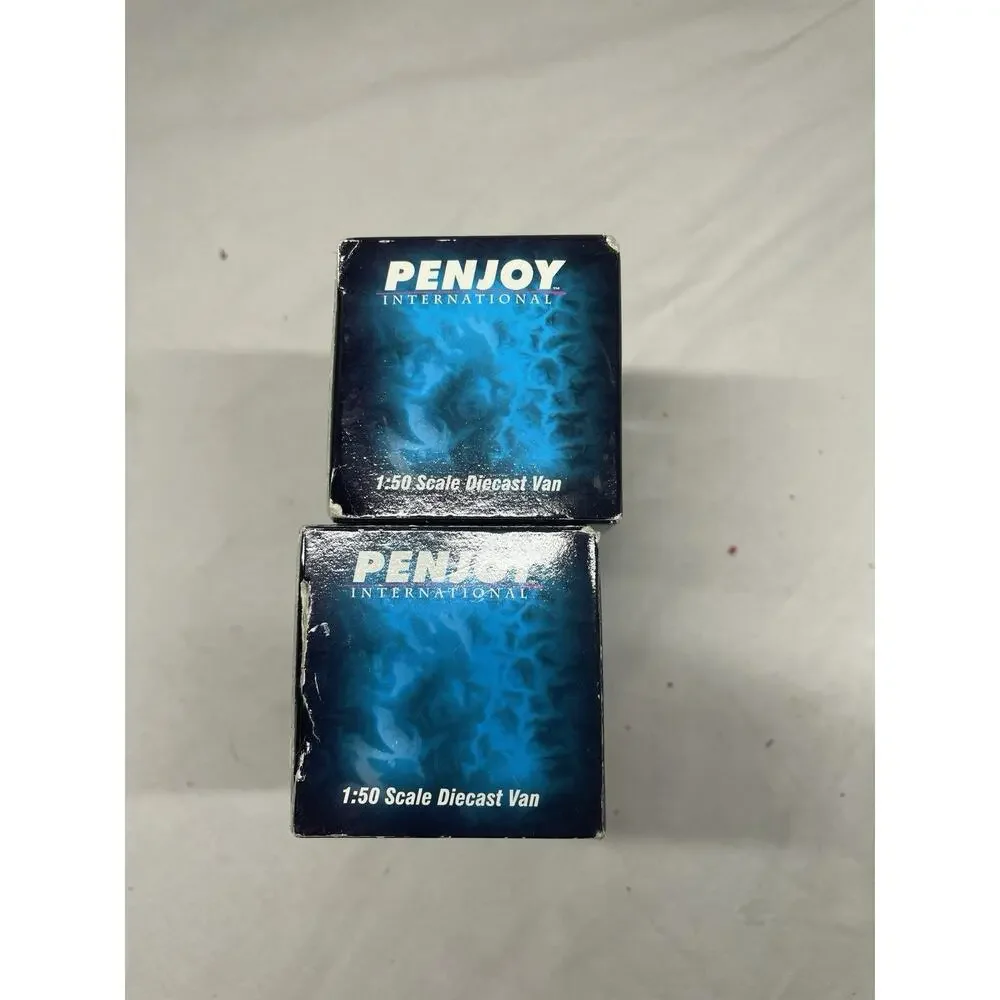 2 NEW in BOX Penjoy 1/50 scale Promo Private Label Ford Van